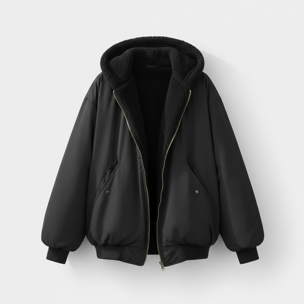 Women's Hooded Bomber Jacket