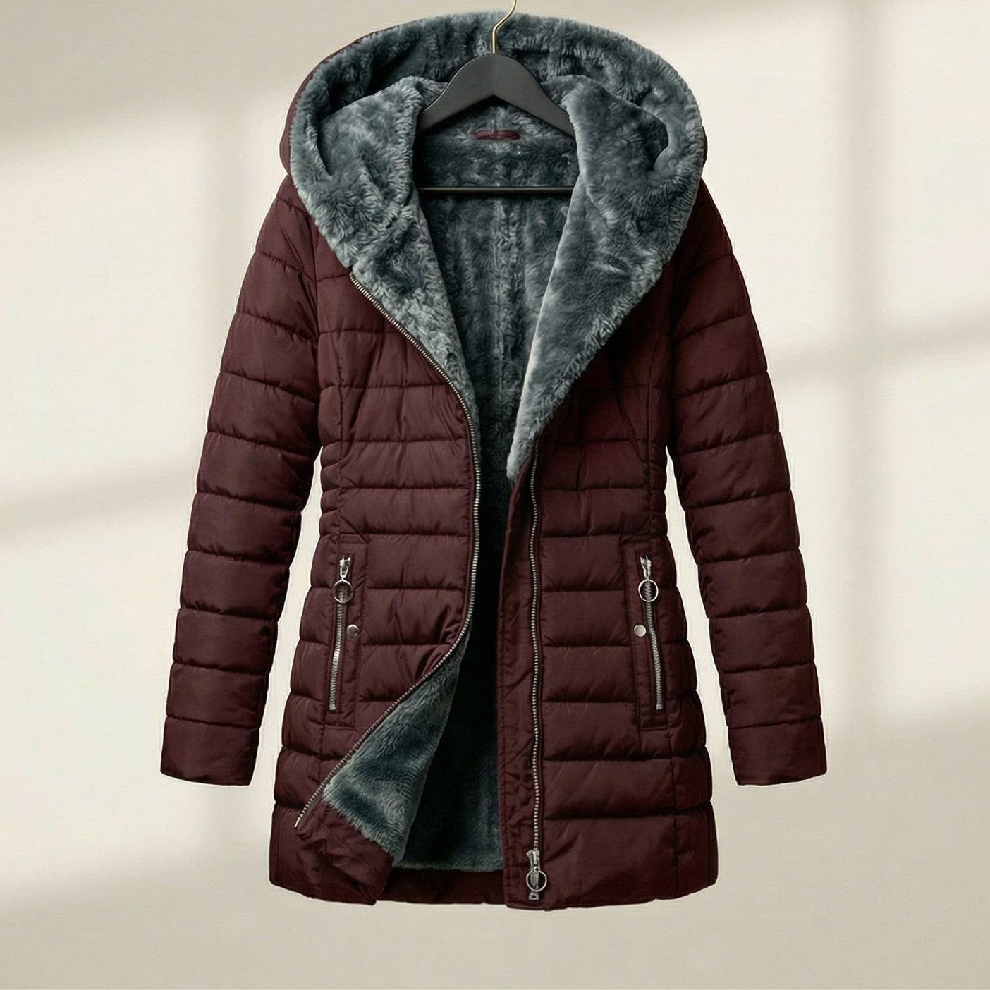 Women's Hooded Padded Jacket