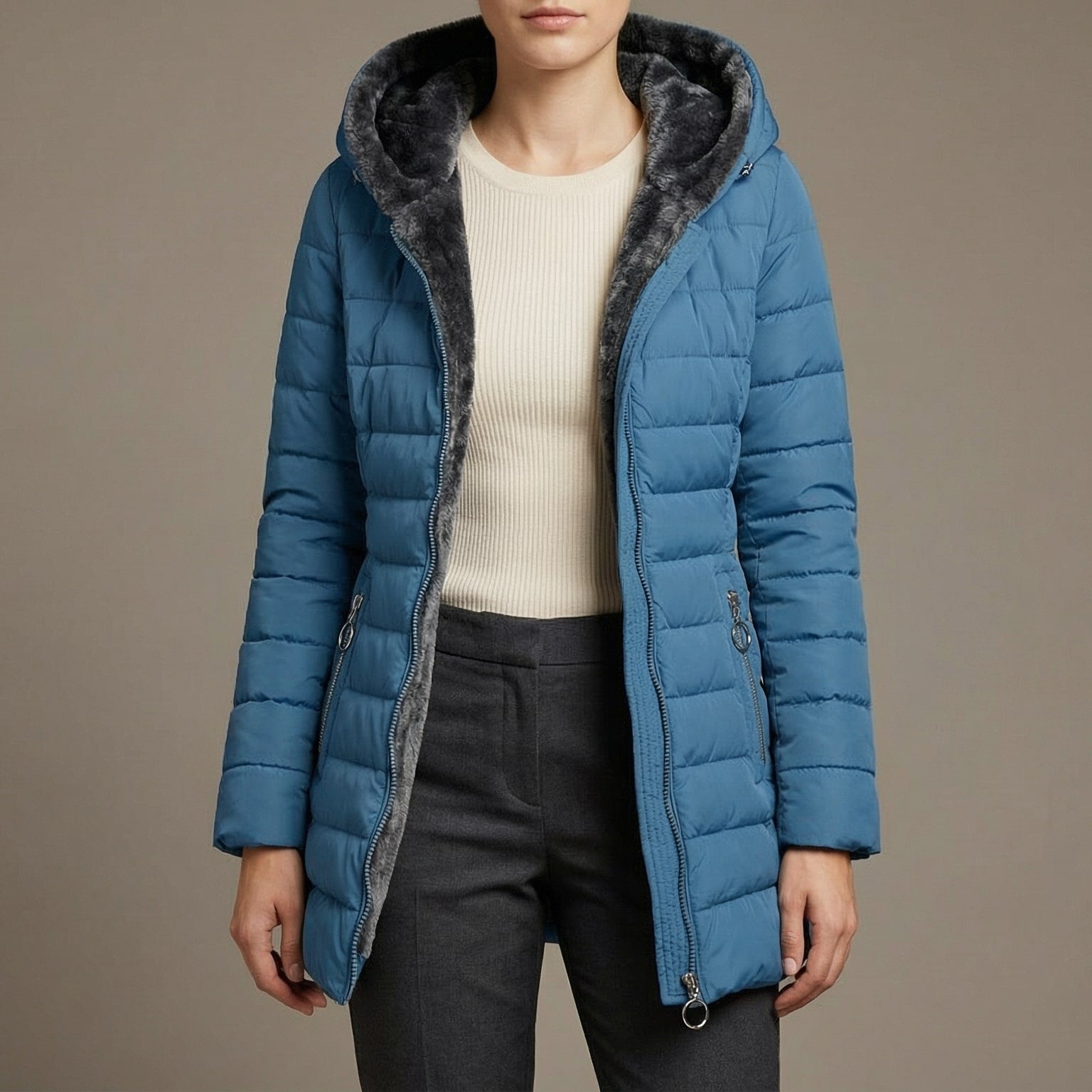 Women's Hooded Padded Jacket