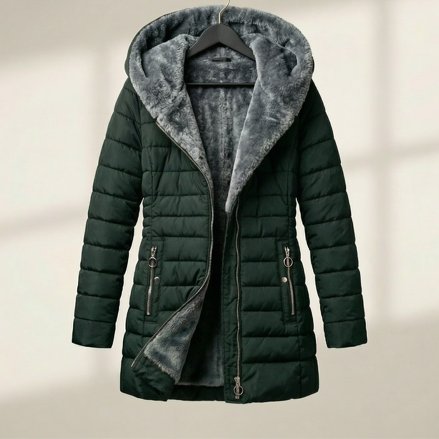 Women's Hooded Padded Jacket