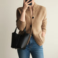 Ladies' Knitted Winter Sweater Jacket