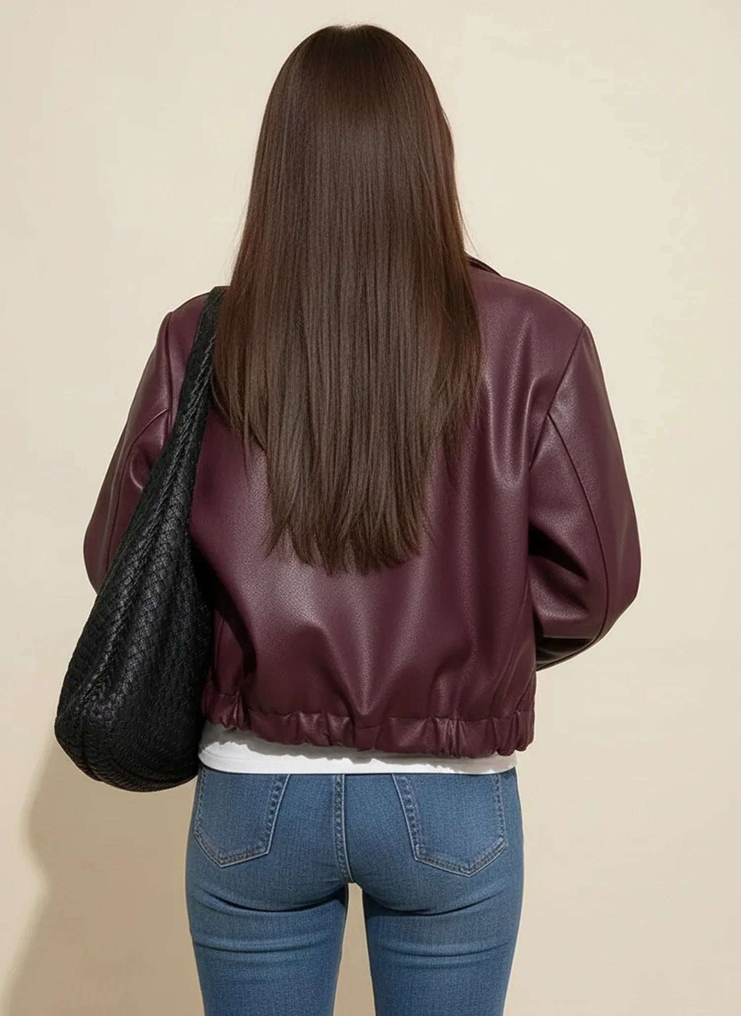 Ladies' Collar Cropped Jacket