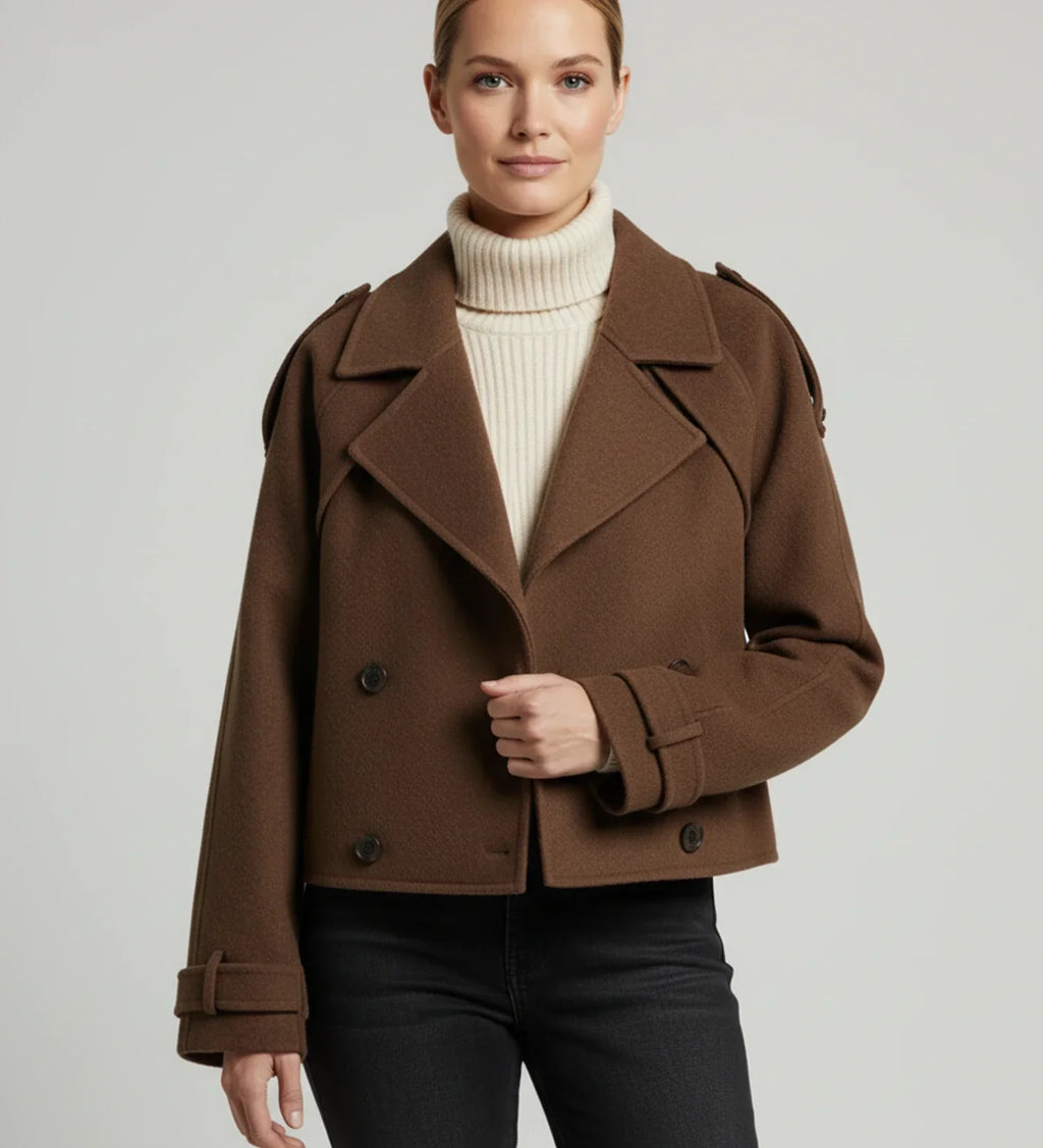 Women's Double-Breasted Short Coat