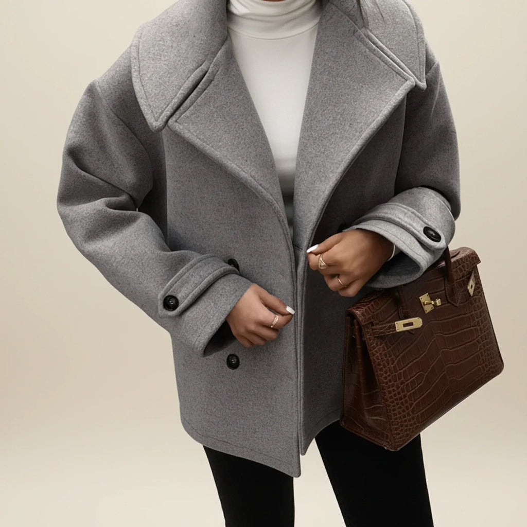 Women's Double-Breasted Winter Peacoat