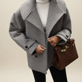 Women's Double-Breasted Winter Peacoat