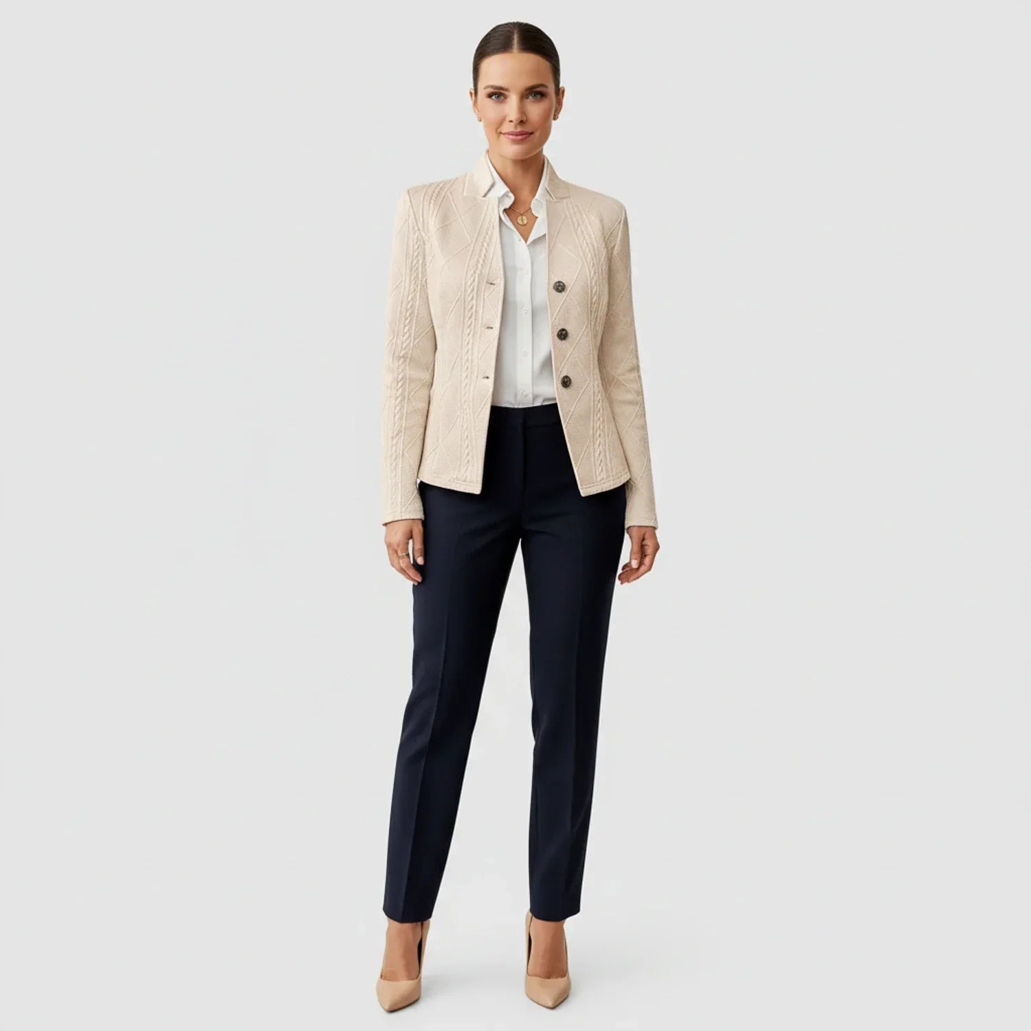 Ladies Fitted Blazer Jacket