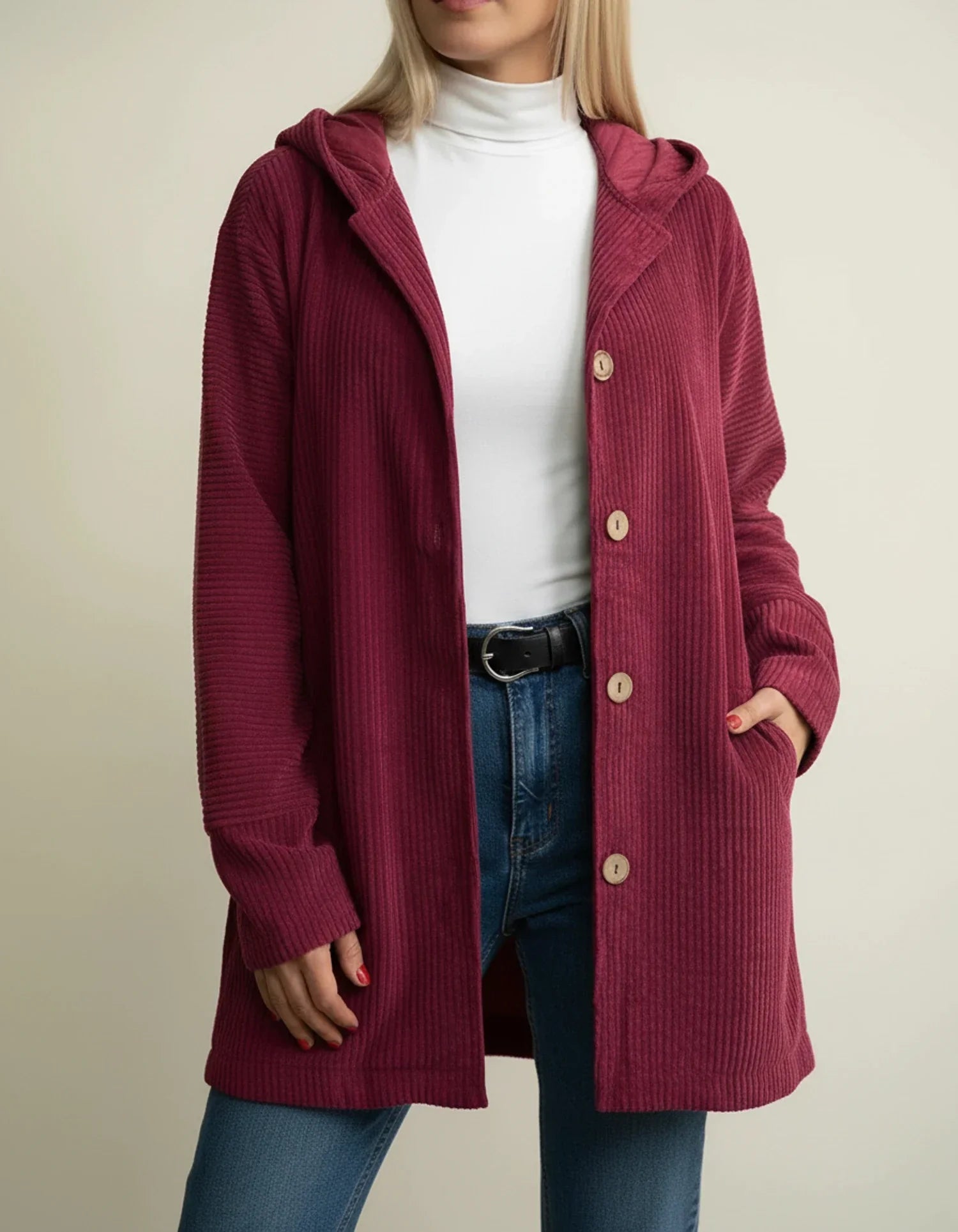 Women's Hooded Mid Jacket