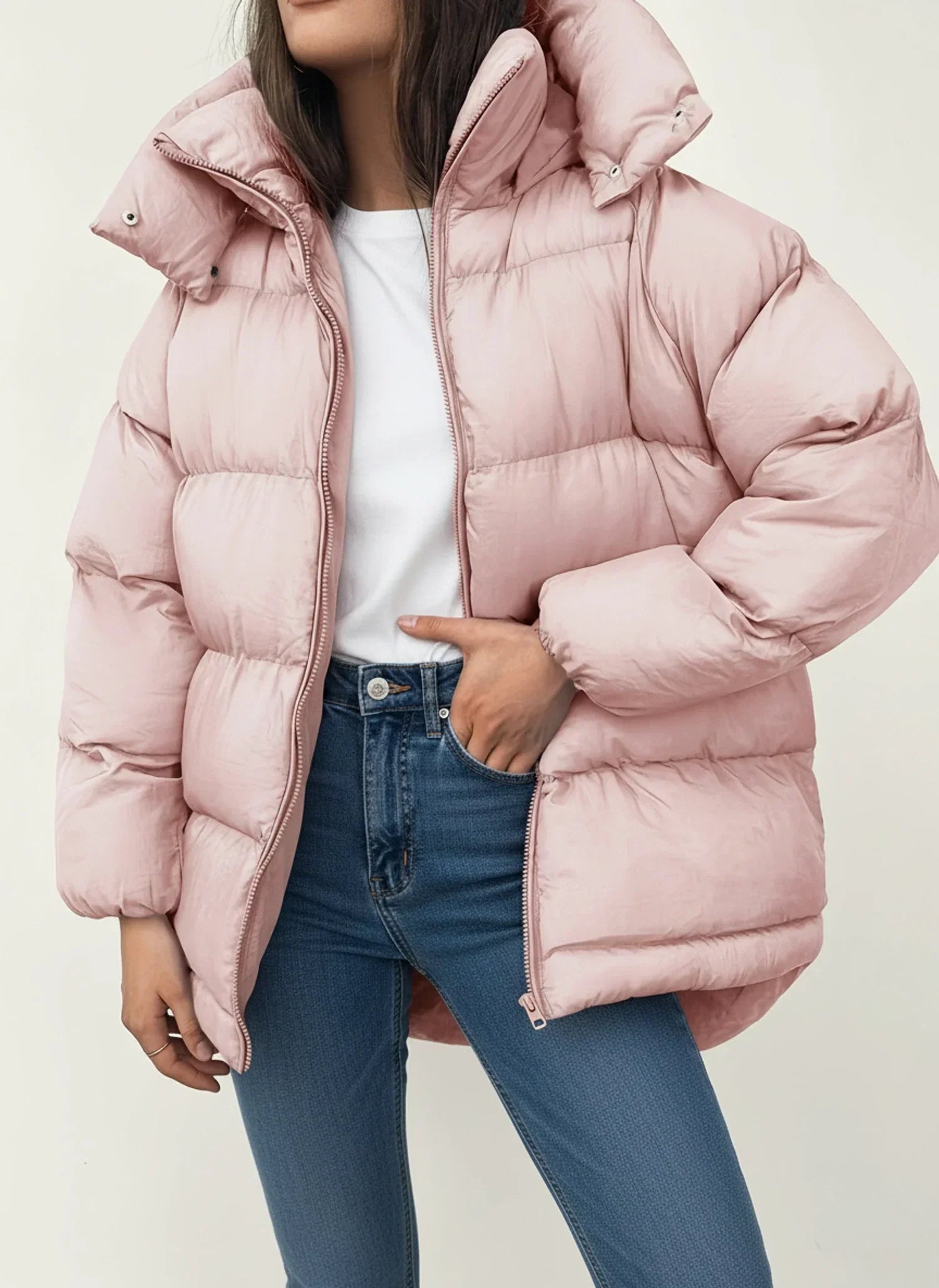 Ladies Oversized Winter Puffer Jacket