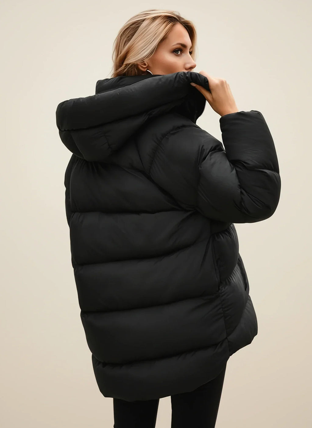 Ladies Oversized Winter Puffer Jacket