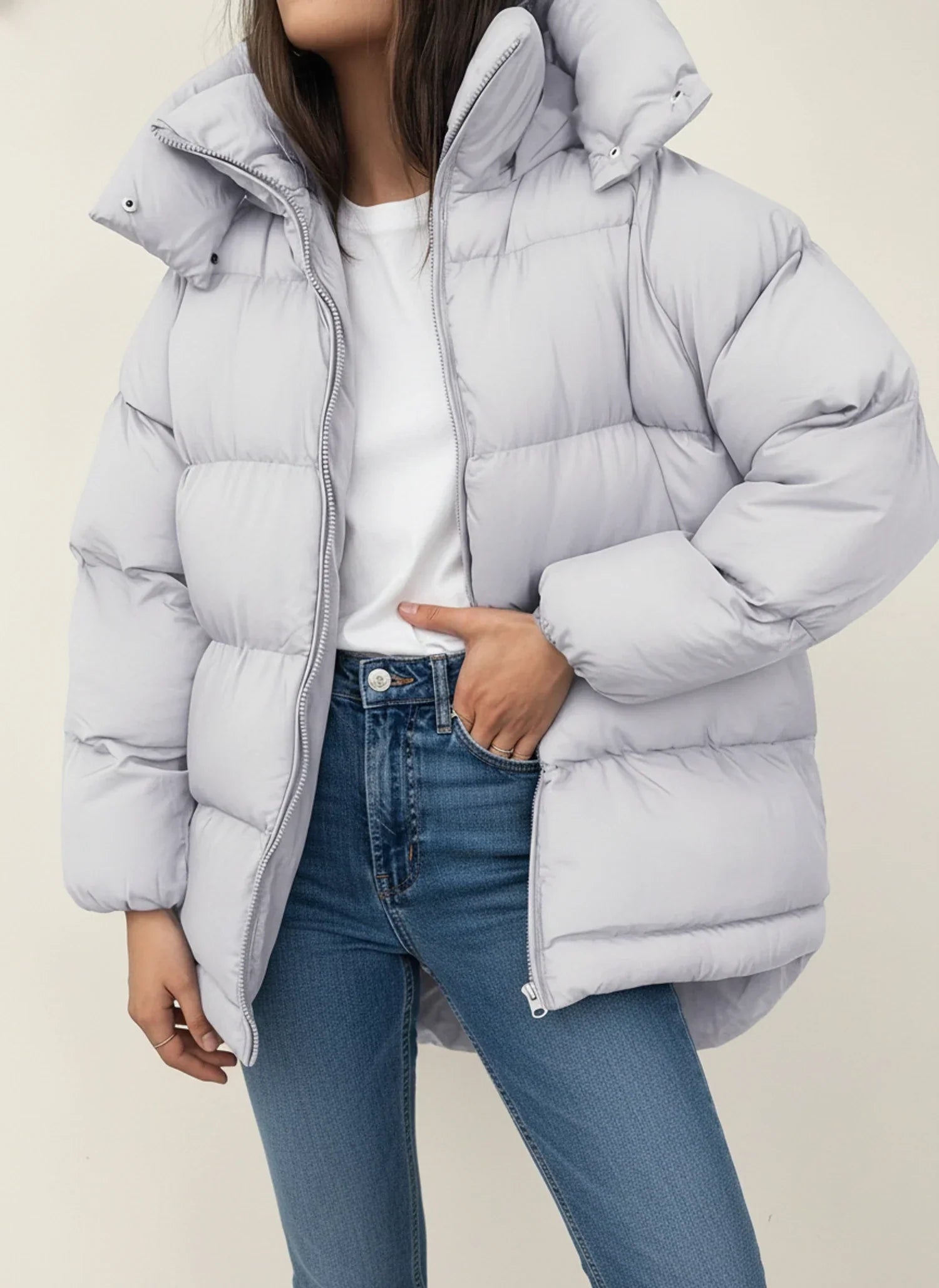 Ladies Oversized Winter Puffer Jacket