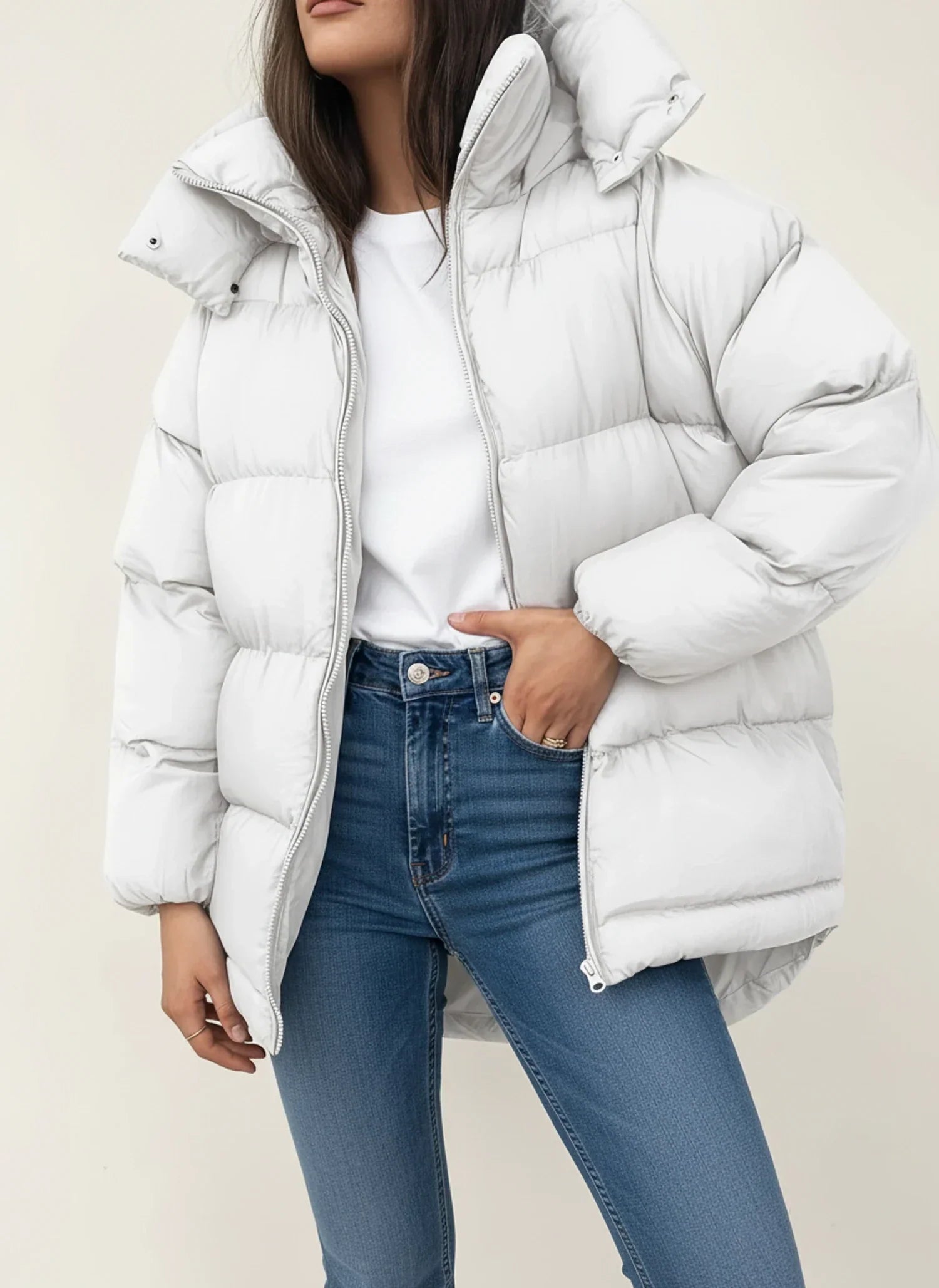 Ladies Oversized Winter Puffer Jacket