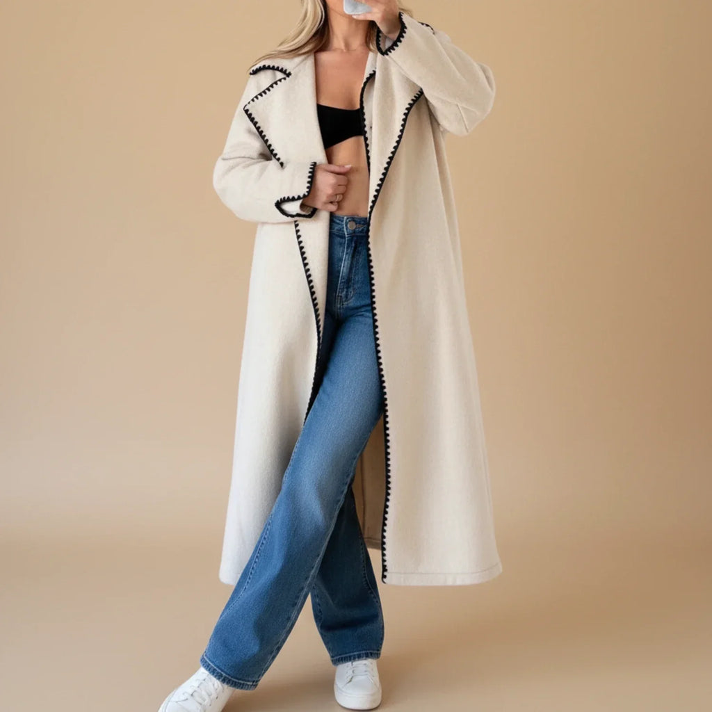 Ladies Longline Duster Coat