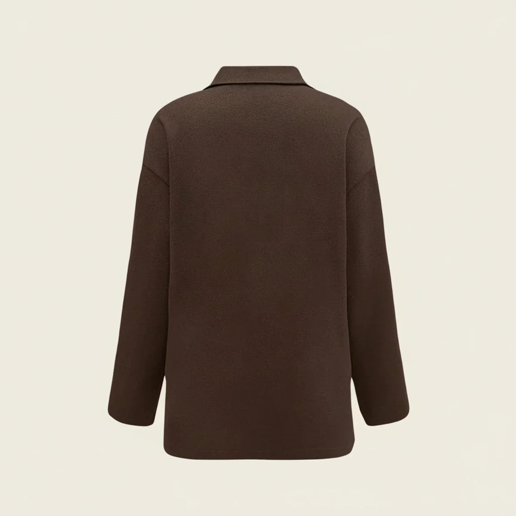 Ladies' Shirt Jacket with Collar