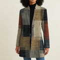Ladies' Check Long Sleeve Shirt Jacket