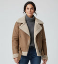 Women's Short Shearling Pilot Jacket