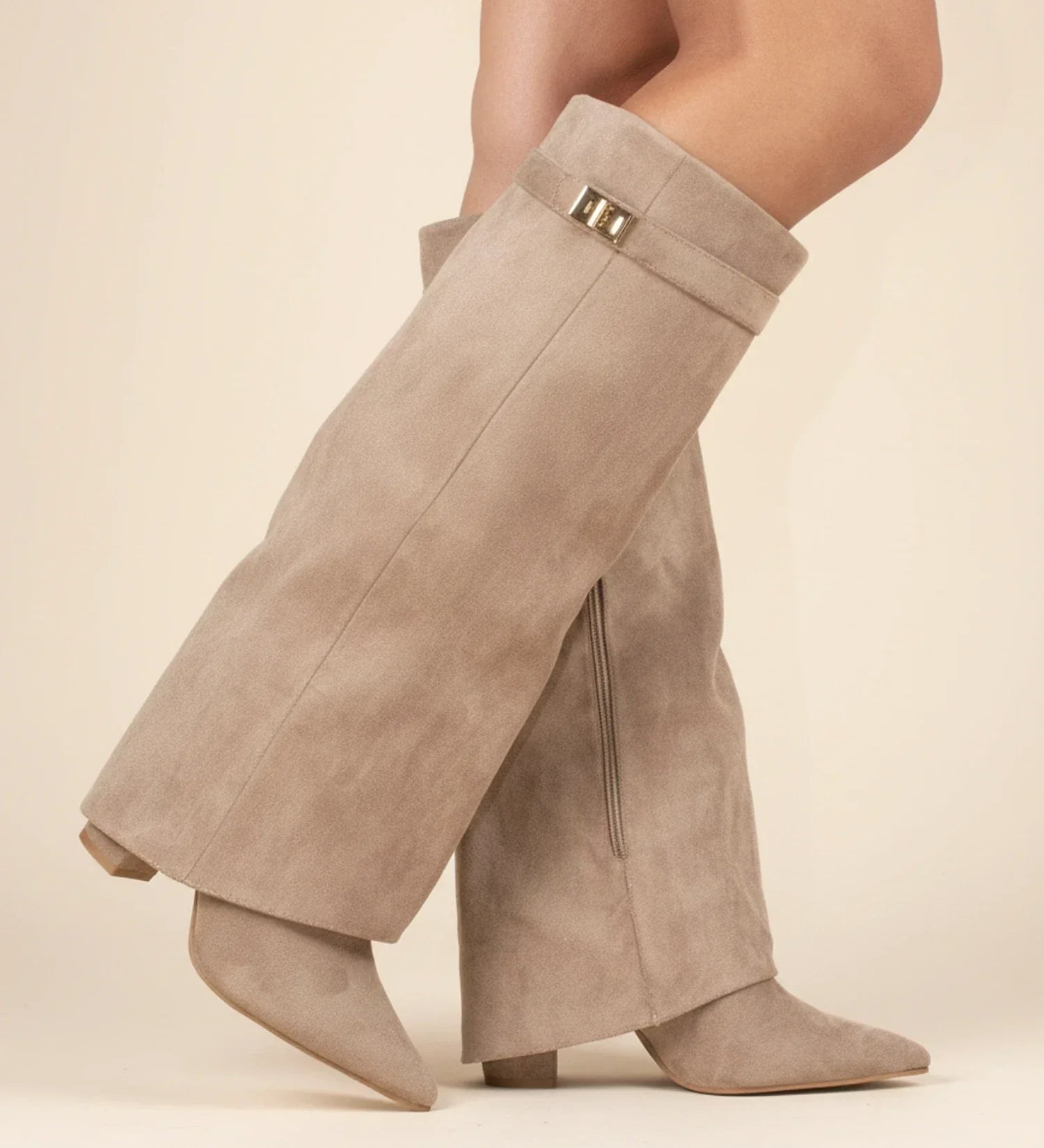 Ladies Knee-High Slouch Boots