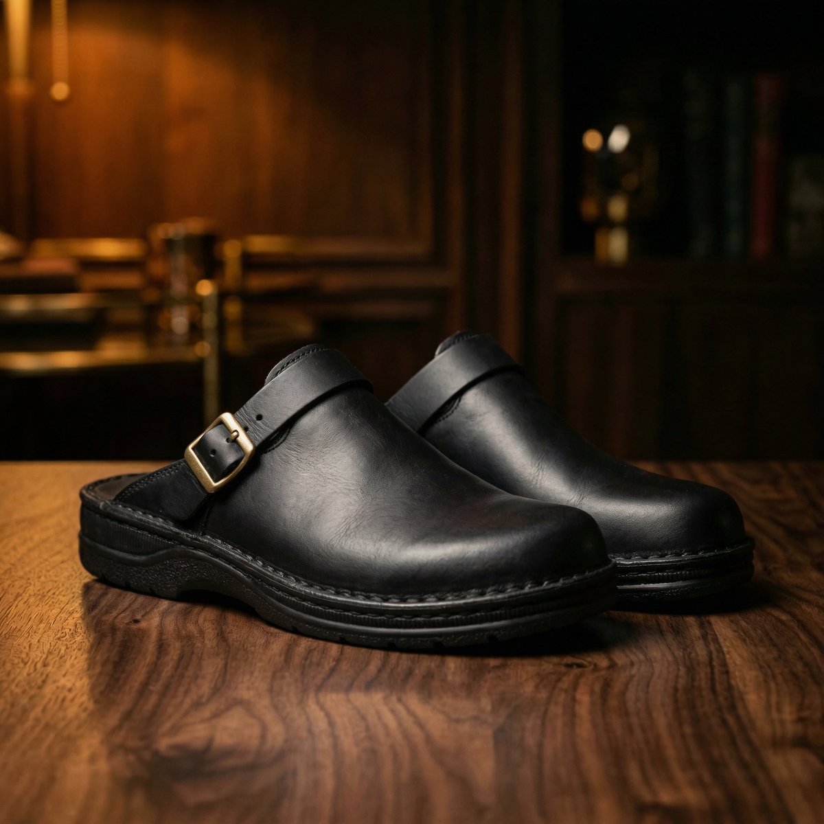 Emma | Women's Boots Premium Leather Slip-On Clogs
