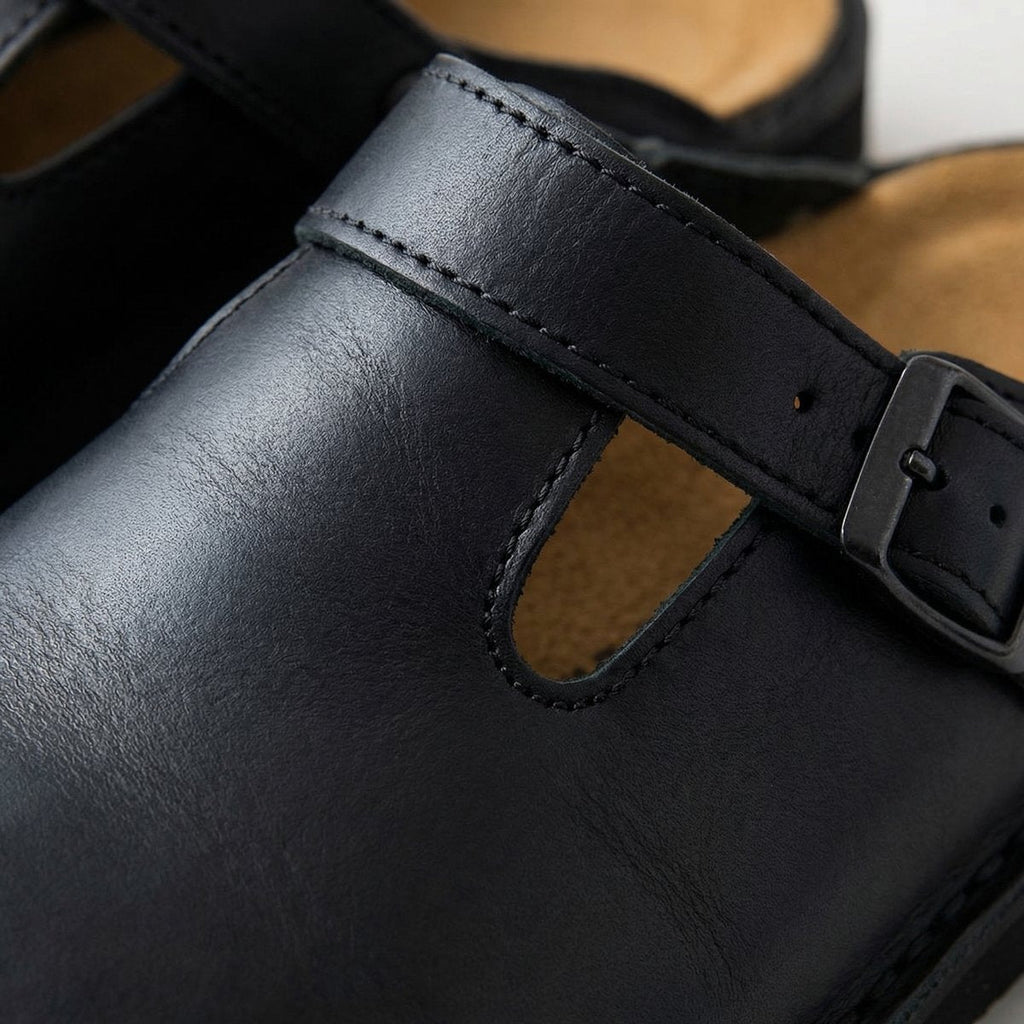 Emma | Women's Boots Premium Leather Slip-On Clogs