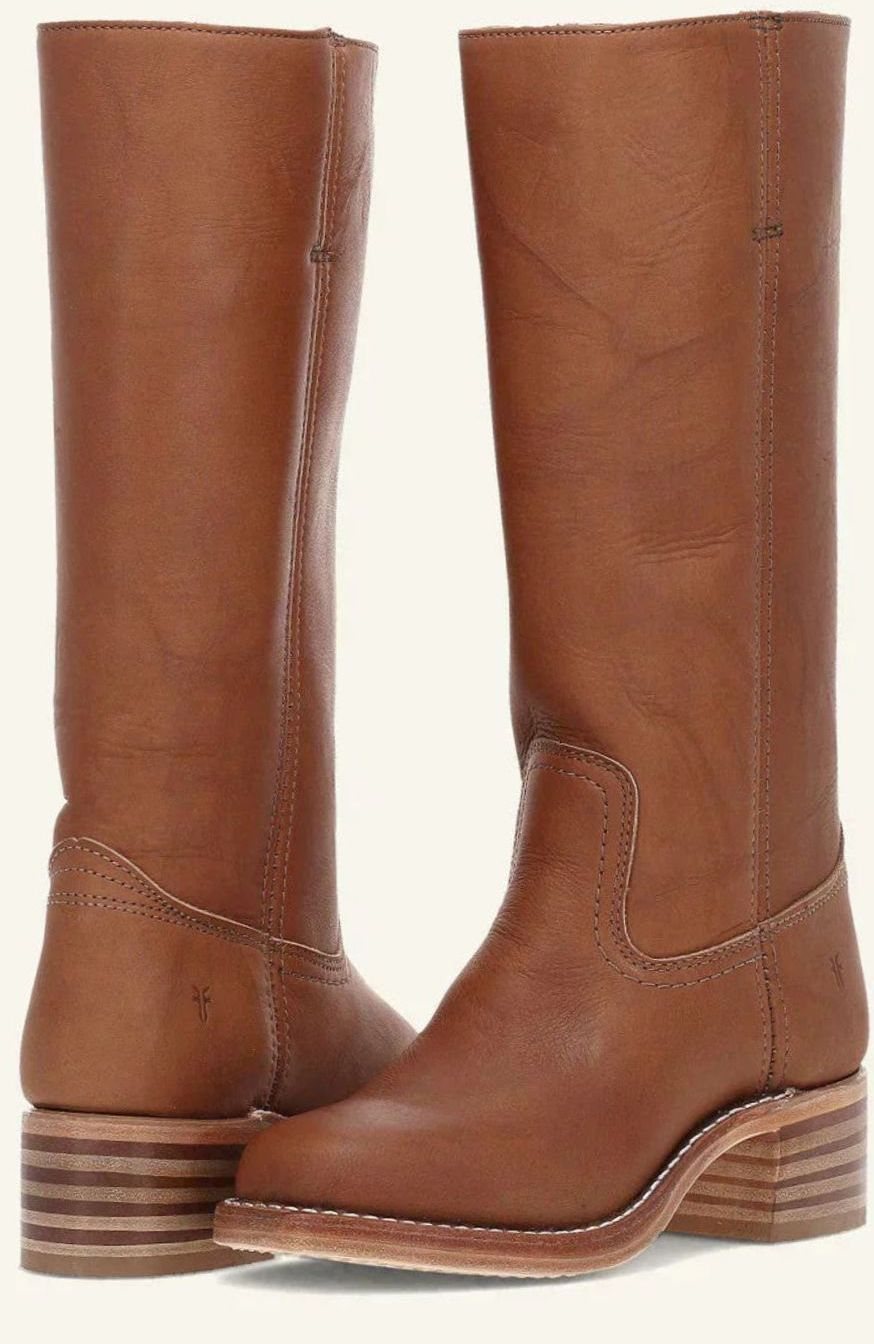 Aria | Women's Mid-Calf Stacked-Heel Classic Western Boots