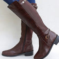 Victoria | Women's Orthopedic Knee-High Riding Leather Boots